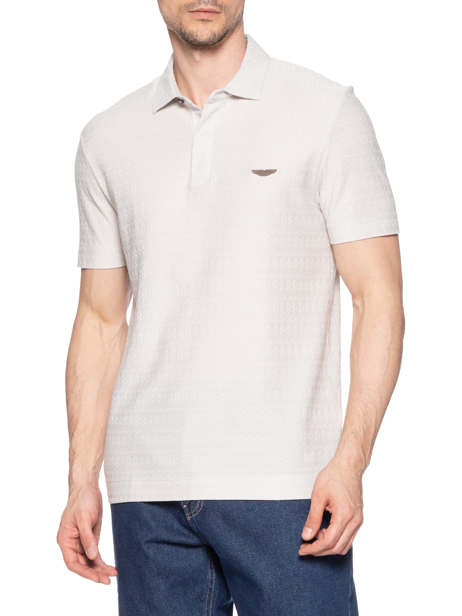 Polo Masculina Boss X Aston Martin L-Tracy Am 254 Cinza Boss