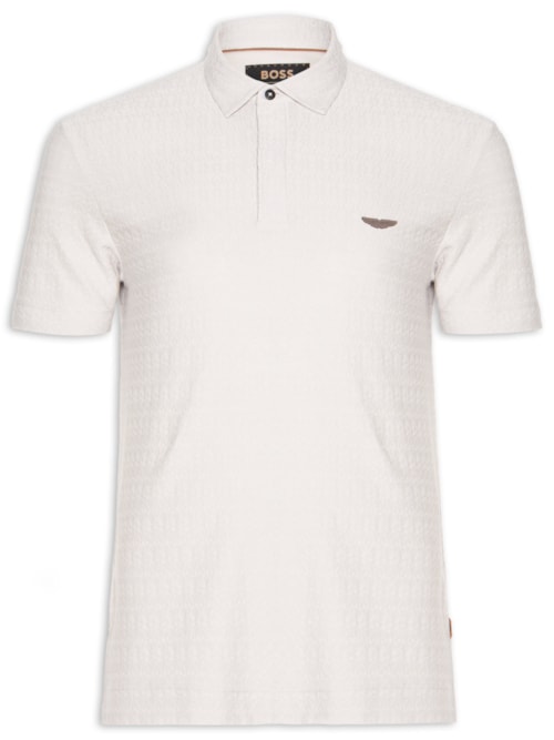 Polo Masculina Boss X Aston Martin L-Tracy Am 254 – Cinza
