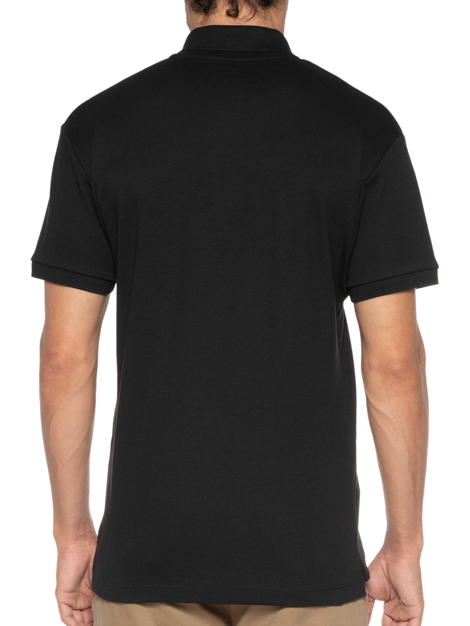 Polo Masculina Brasão Preto Osklen
