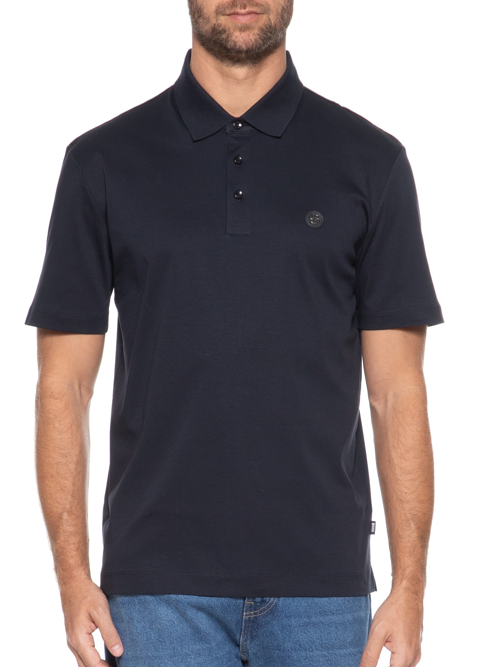 Polo Masculina C-Parris Azul  Boss