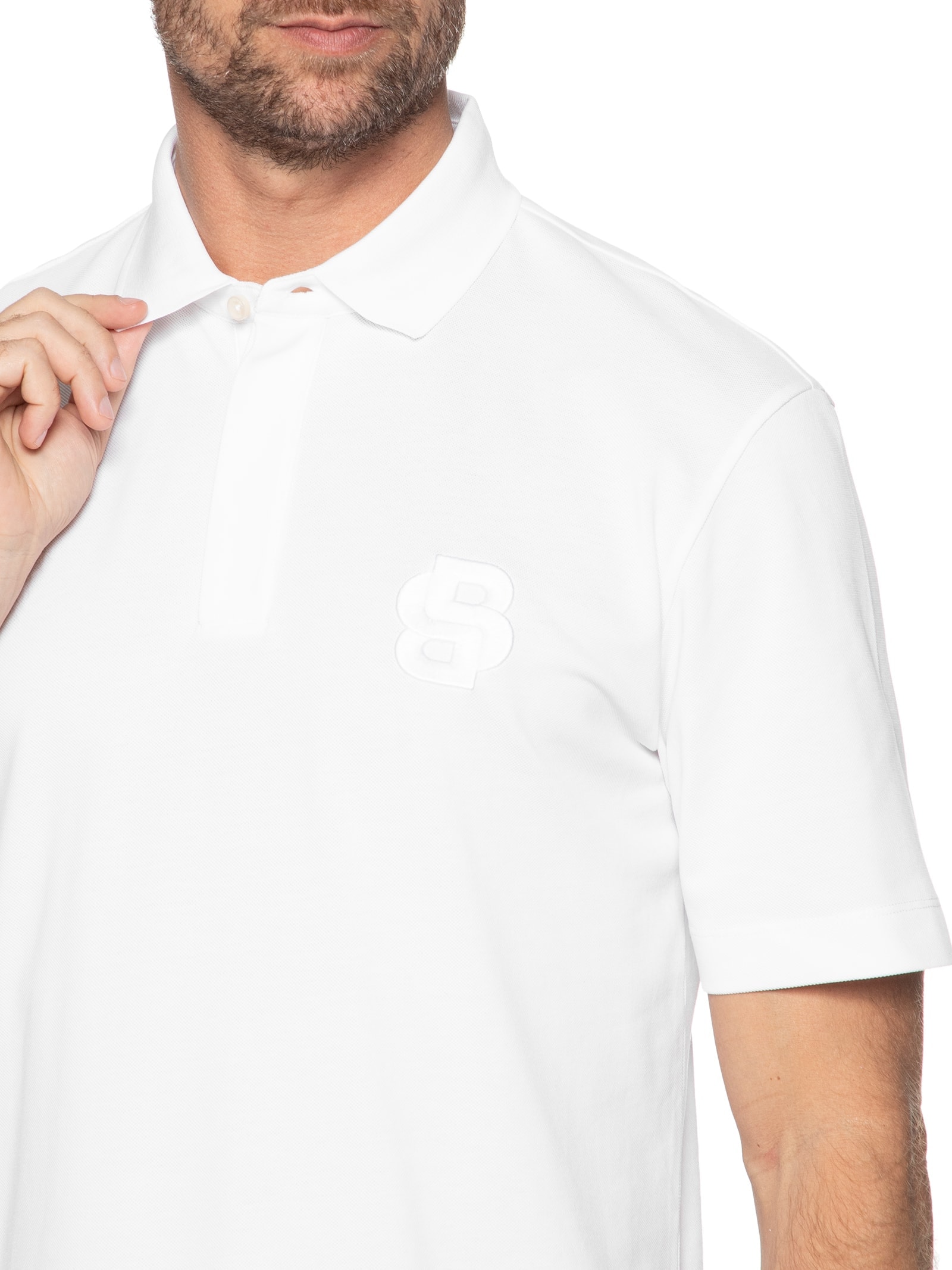 Polo Masculina C-Payto 23 Branco Boss