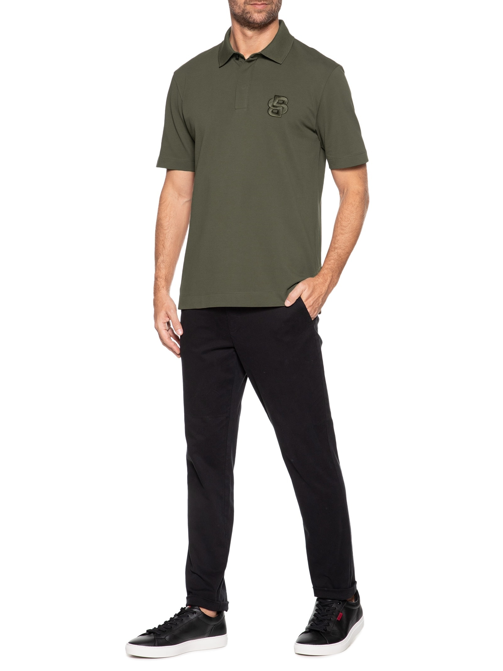 Polo Masculina C-Payto 23 Verde Boss