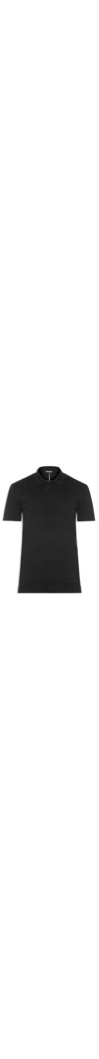 Polo Masculina Classic Cotton Shirt - Preto