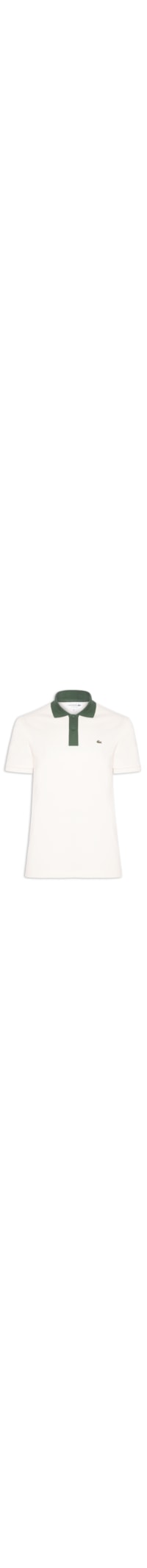 Polo Masculina Classic Fit Contrast Collor - Verde
