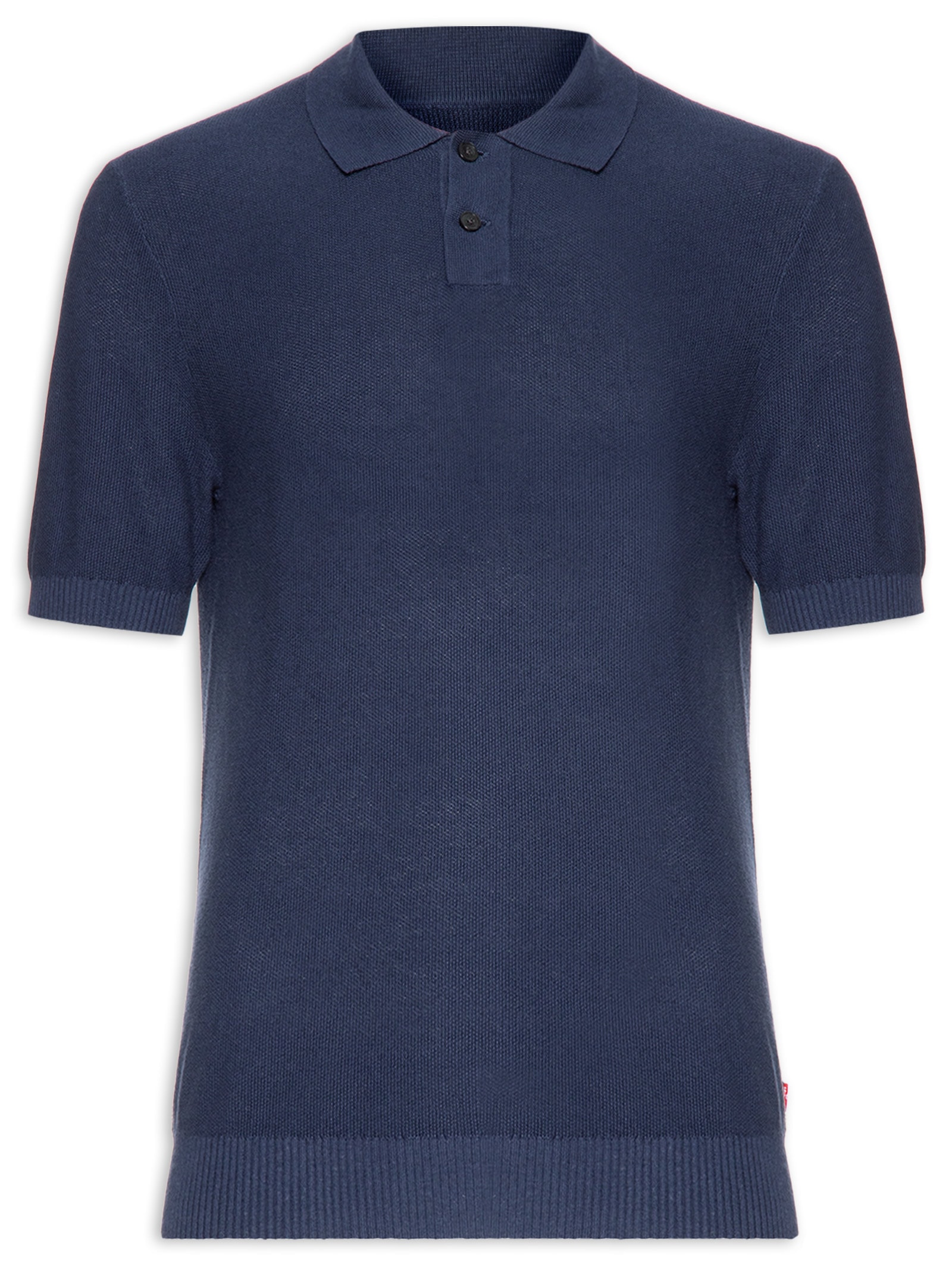 Polo Masculina Classic Fit Em Tricot Azul Levi's
