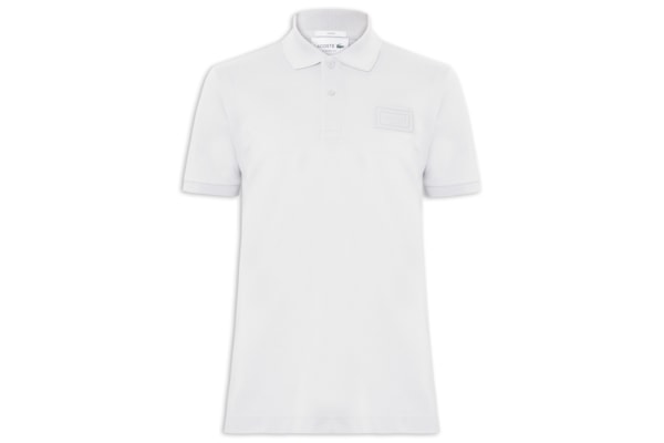 Polo Masculina Classic Fit Embossed - Azul
