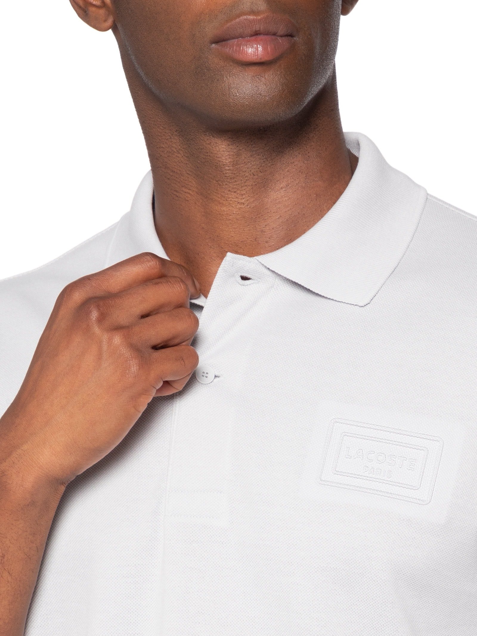 メンズウェア POLO EMBOSS Polo Masculina Classic Fit Embossed - Azul - Lacoste