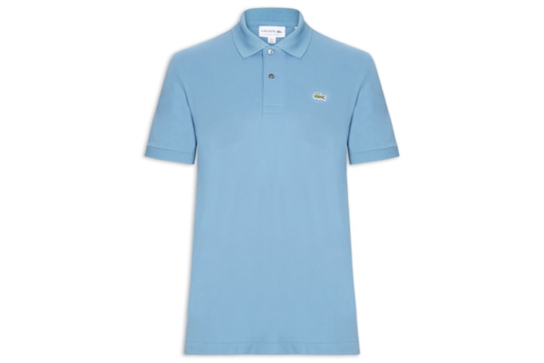 Polo Masculina Classic Fit L.12.12 Light Piquet - Azul