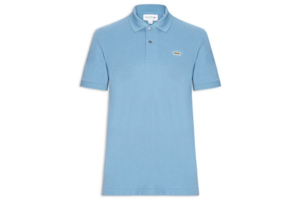 Polo Masculina Classic Fit L.12.12 Light Piquet - Azul