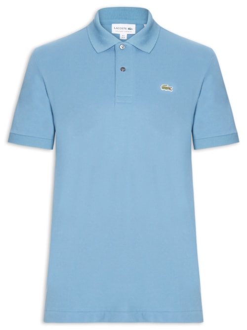Polo Masculina Classic Fit L.12.12 Light Piquet – Azul