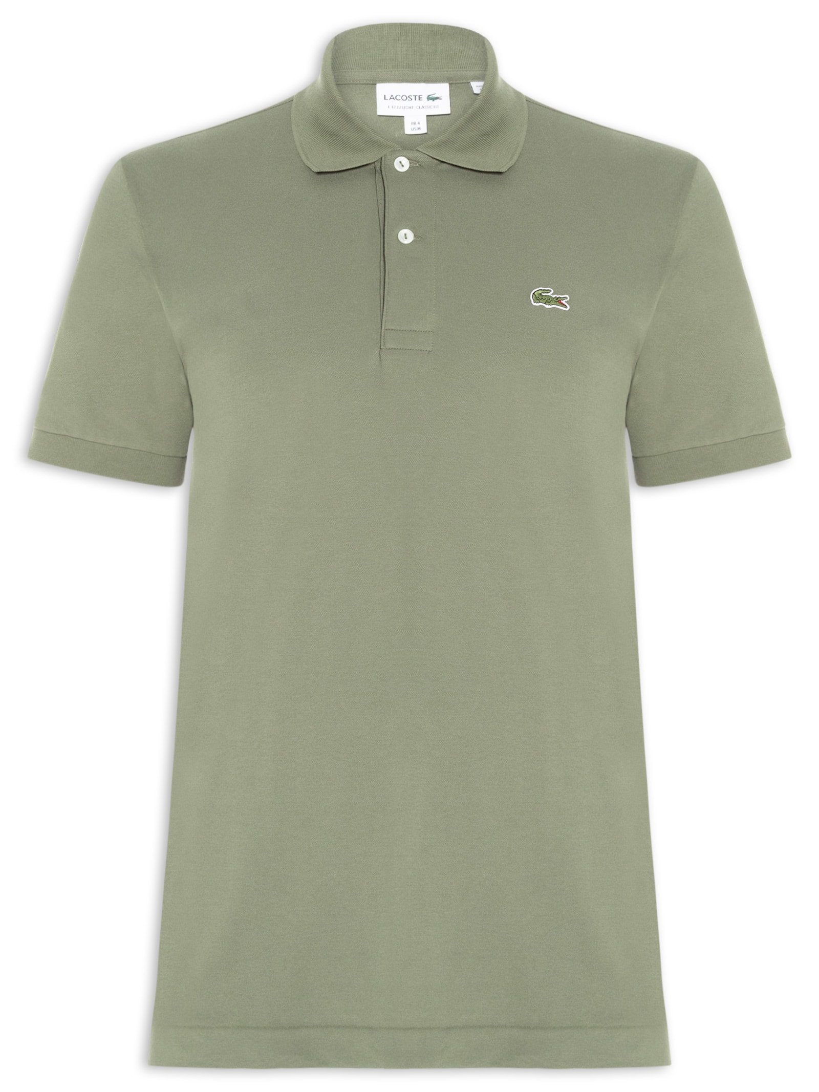 Polo Masculina Classic Fit L.12.12 Light Piquet Verde Lacoste