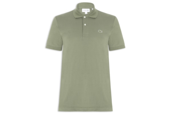 Polo Masculina Classic Fit L.12.12 Light Piquet - Verde