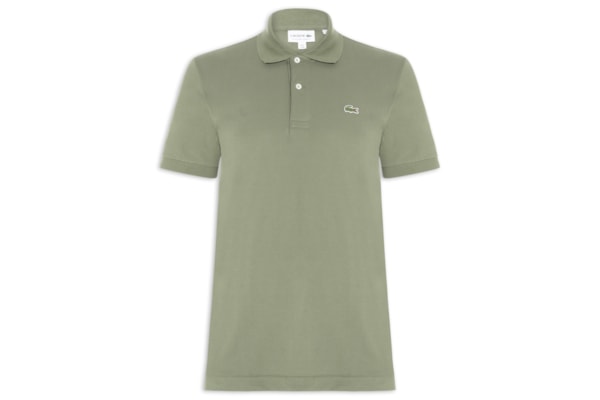 Polo Masculina Classic Fit L.12.12 Light Piquet - Verde