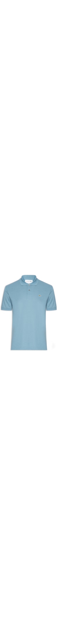 Polo Masculina Classic Fit L.12.12 Piquet De Algodão - Azul