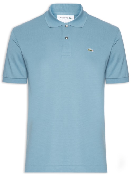 Polo Masculina Classic Fit L.12.12 Piquet De Algodão – Azul