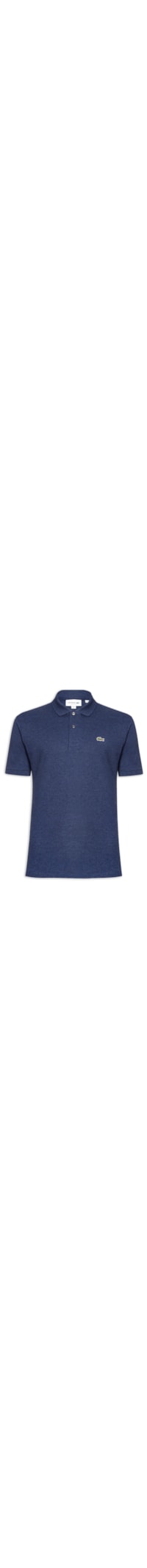 Polo Masculina Classic Fit Petit Pique Chine - Azul