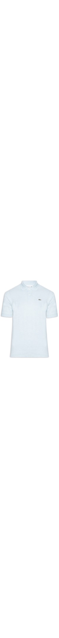 Polo Masculina Classic Fit Petit Piquet Chine - Azul