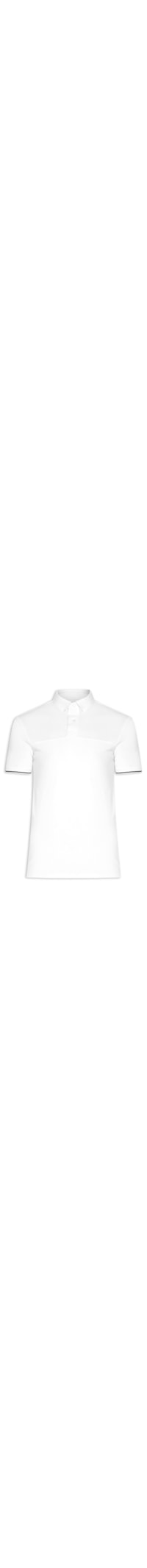 Polo Masculina com Detalhe na Manga - Branco