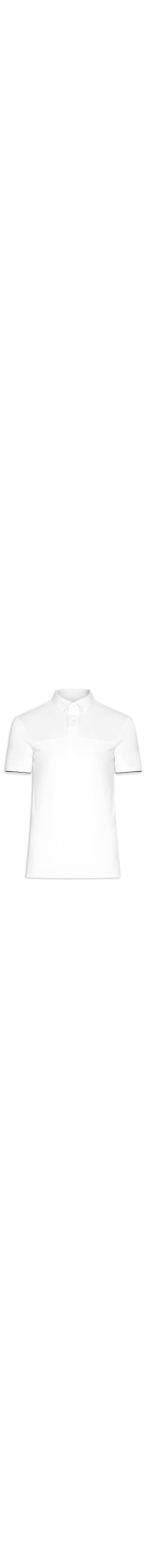 Polo Masculina com Detalhe na Manga - Branco