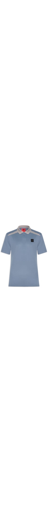 Polo Masculina Com Recortes Dunios - Collab Redbull - Cinza