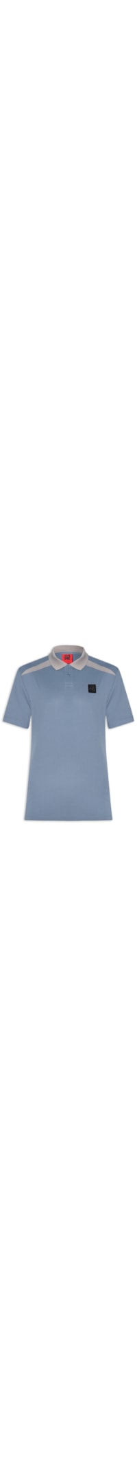 Polo Masculina Com Recortes Dunios - Collab Redbull - Cinza