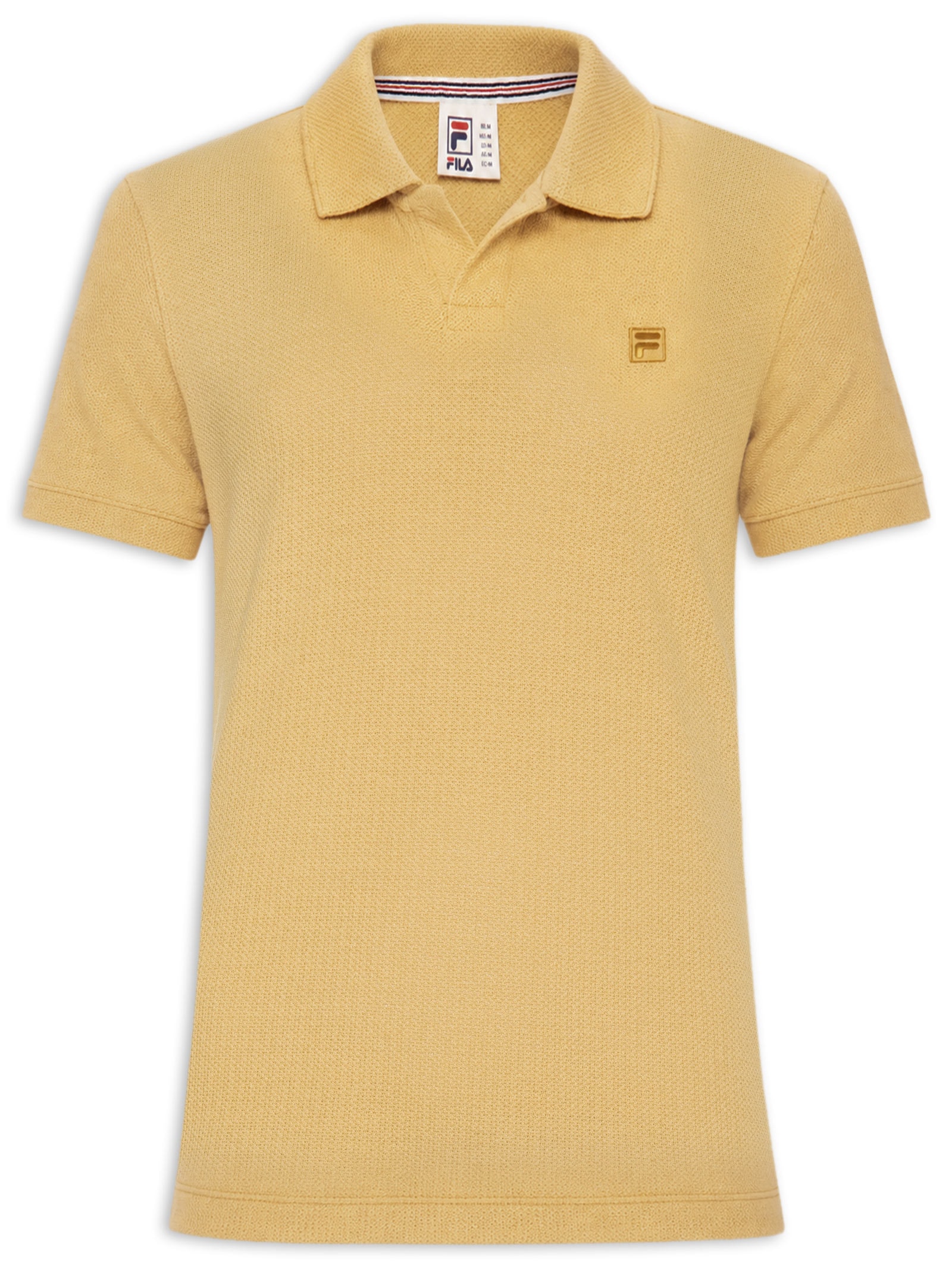 Polo Masculina Comfort Knit Marrom Fila