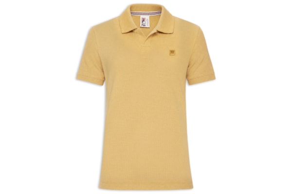 Polo Masculina Comfort Knit - Marrom