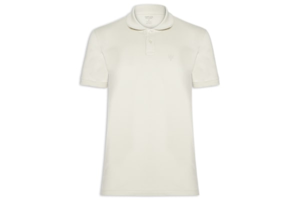 Pólo Masculina Coroa Comfort - Bege