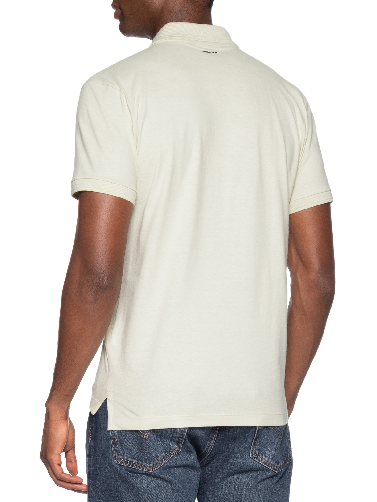 Pólo Masculina Coroa Comfort Bege Osklen