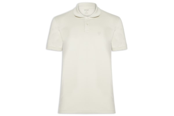 Pólo Masculina Coroa Comfort - Bege