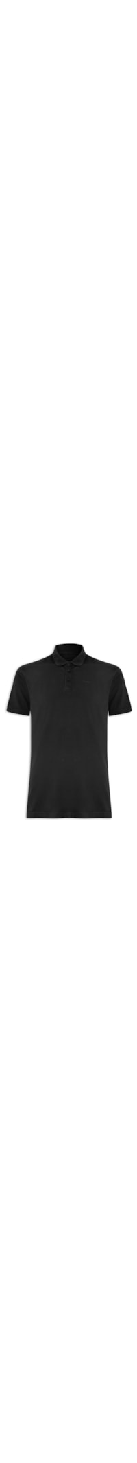Polo Masculina Cottom Fine Easa Classic Mc - Preto