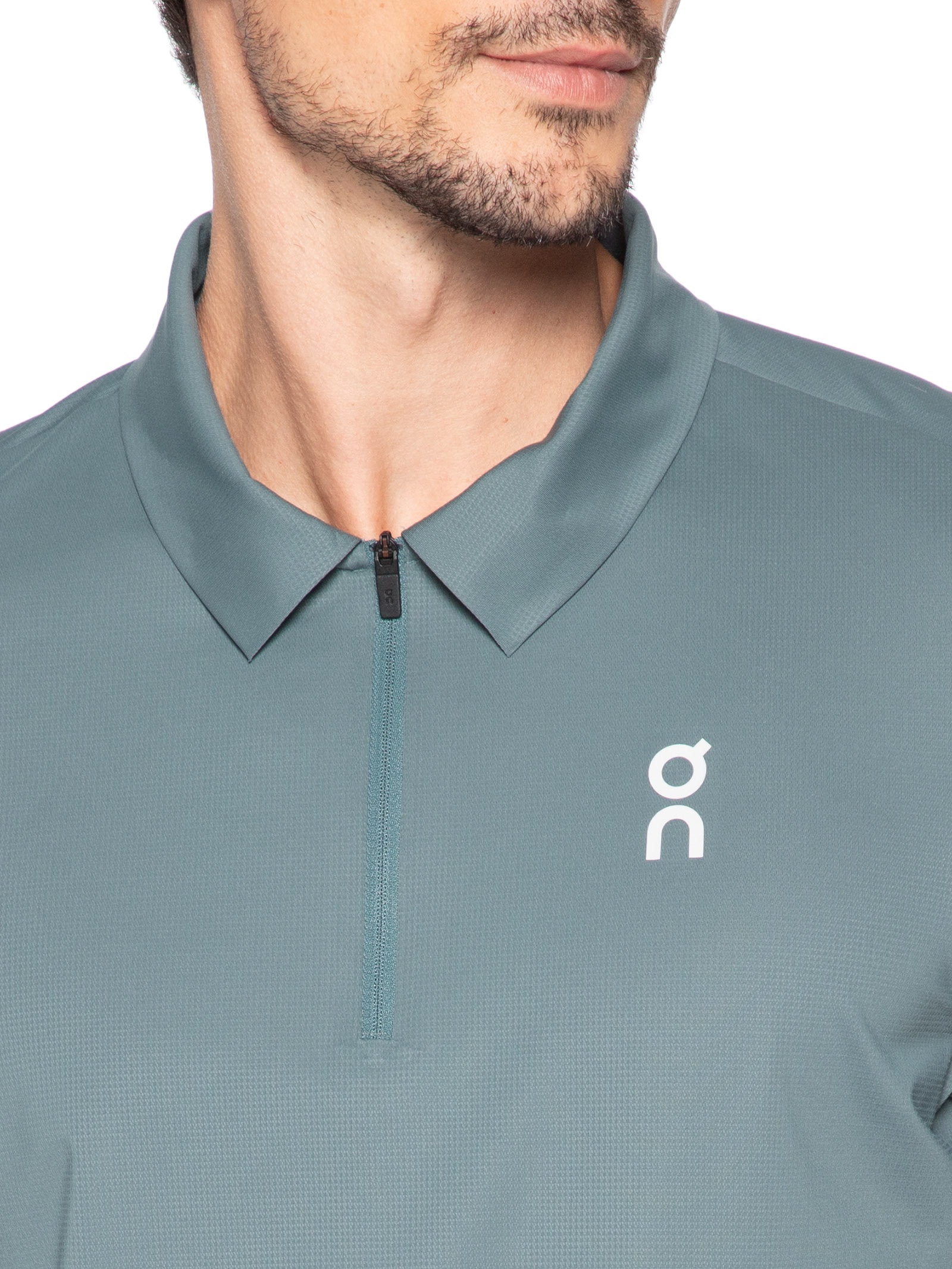 Polo Masculina Court Polo 1 Azul On Running