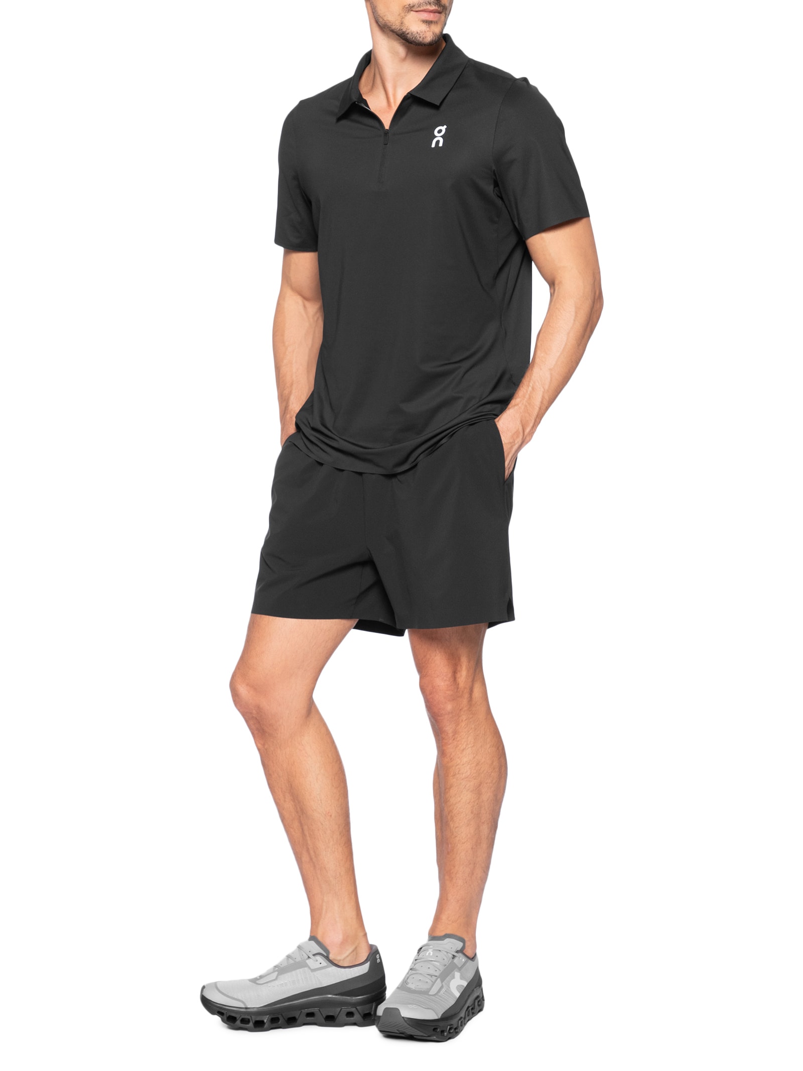 Polo Masculina Court Polo 1 Preto On Running