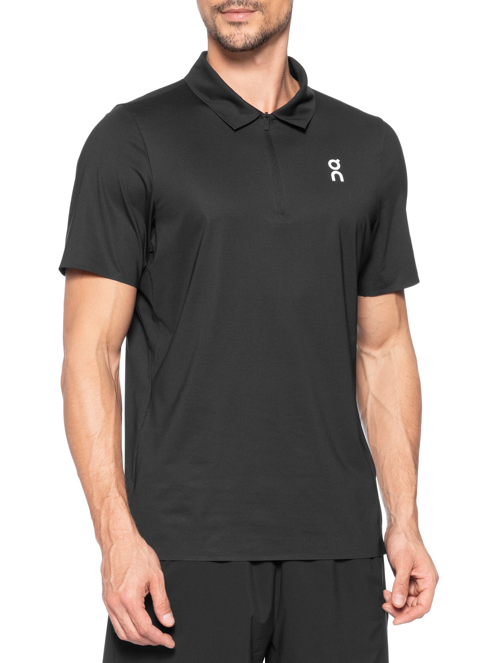 Polo Masculina Court Polo 1 Preto On Running