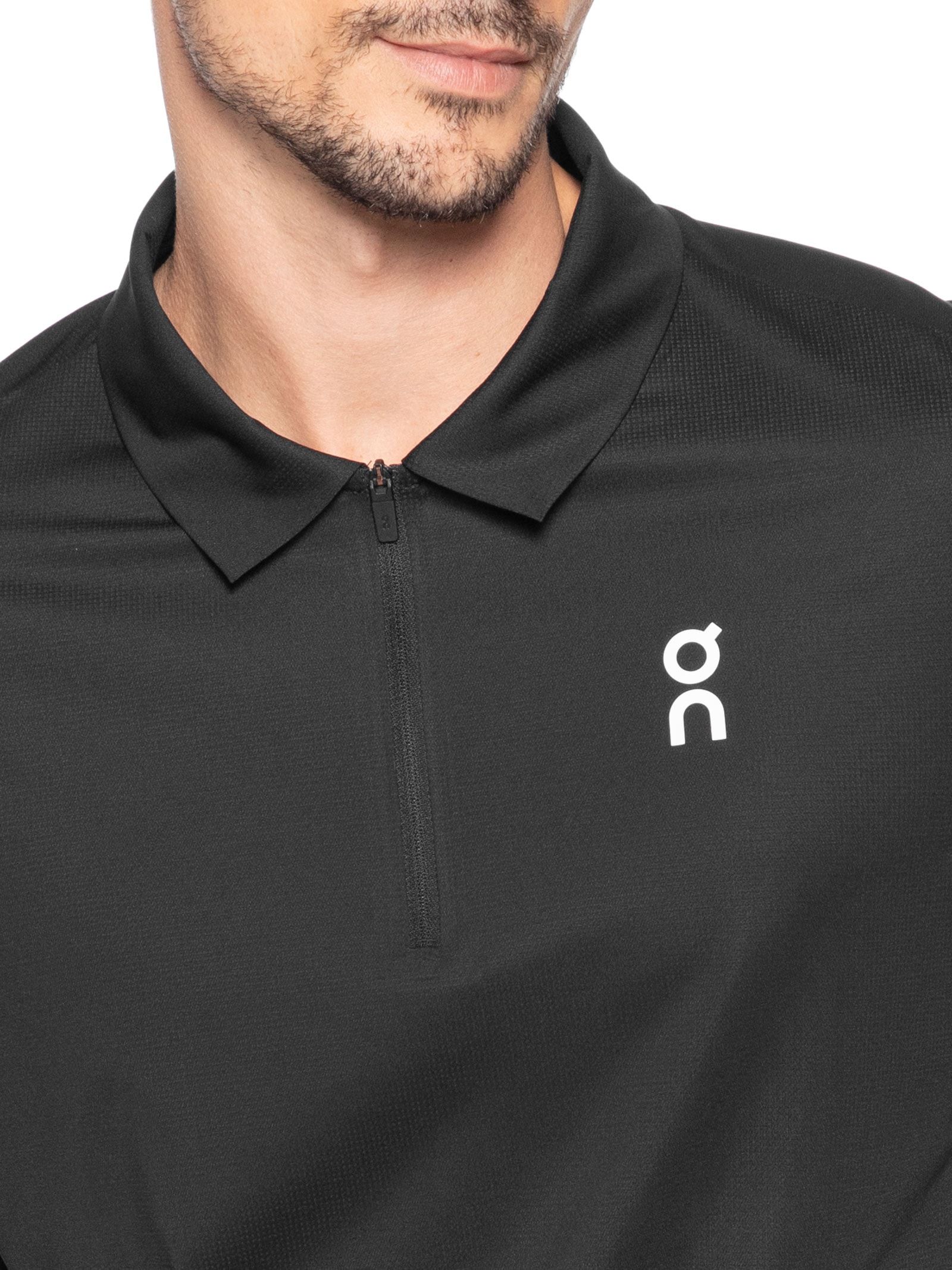 Polo Masculina Court Polo 1 Preto On Running