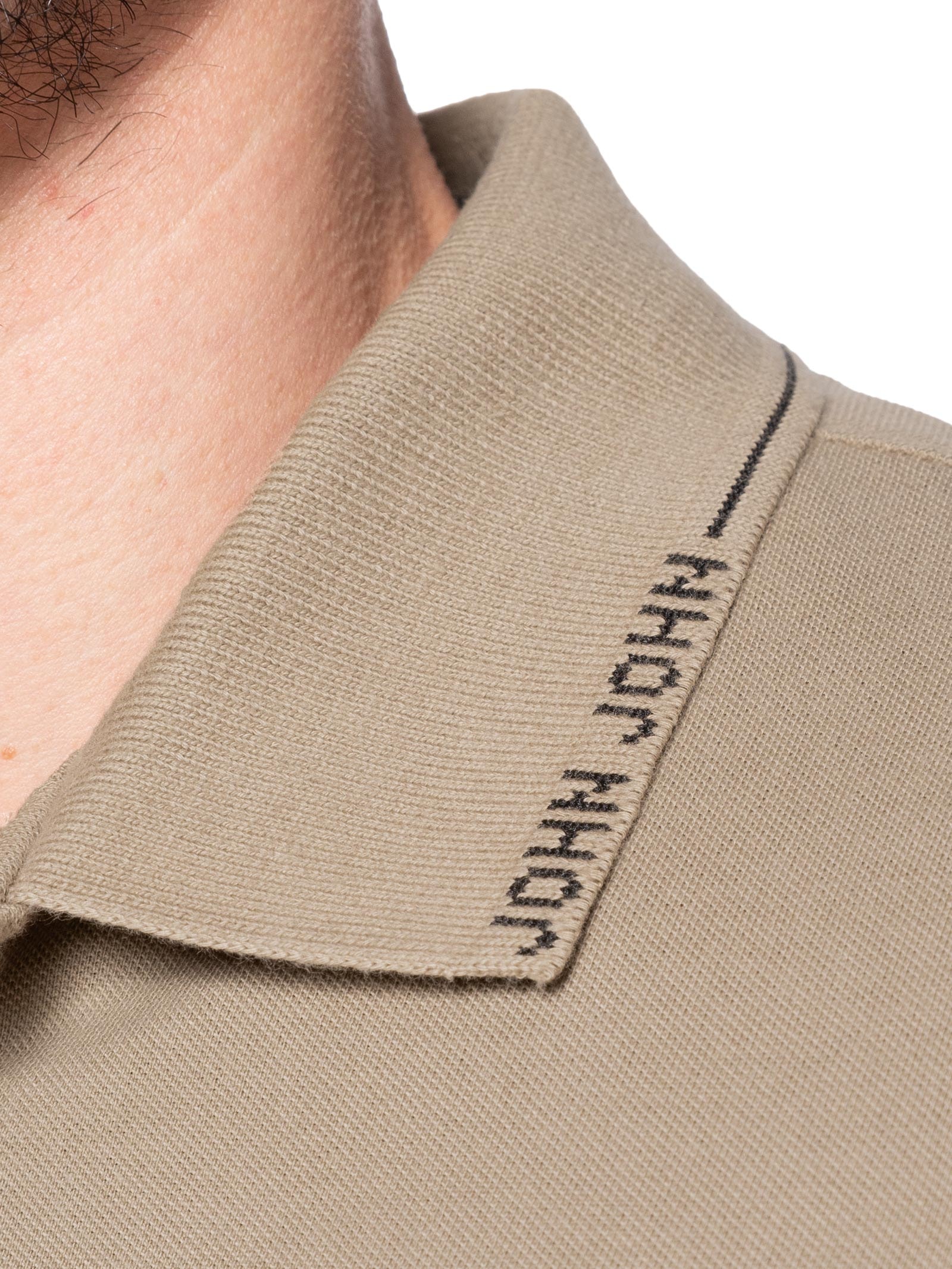 Polo Masculina Creta Bege John John