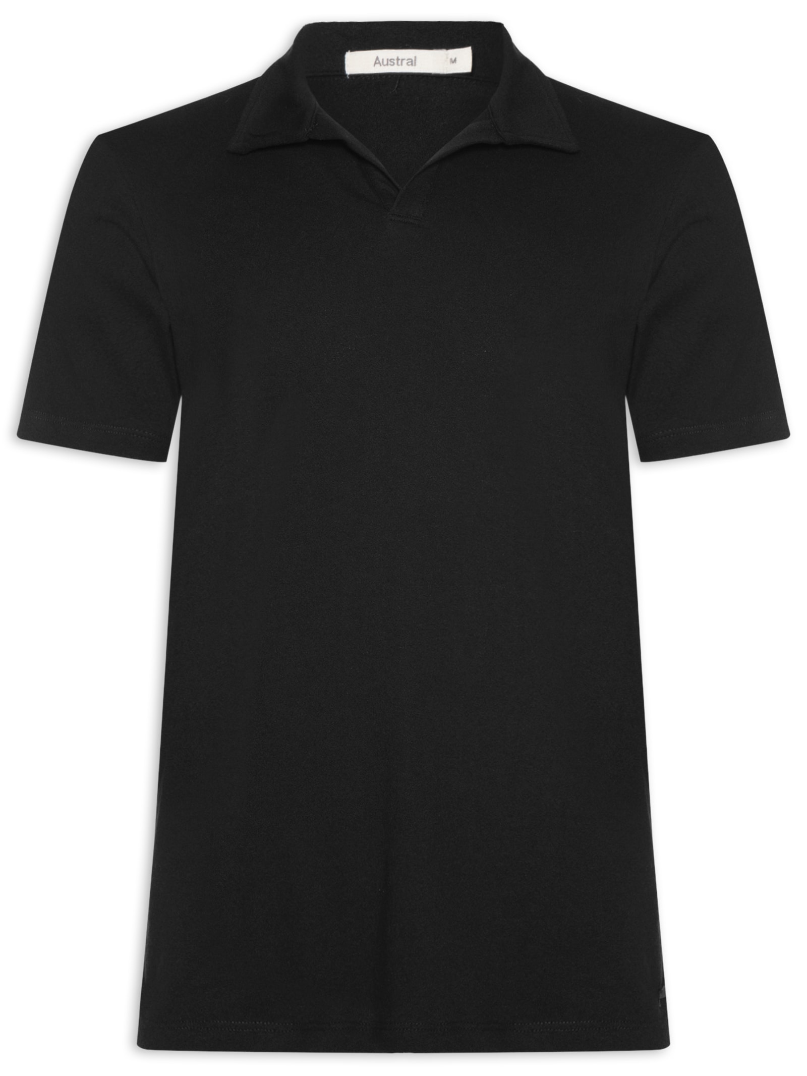 Polo Masculina Cusco Preto Austral