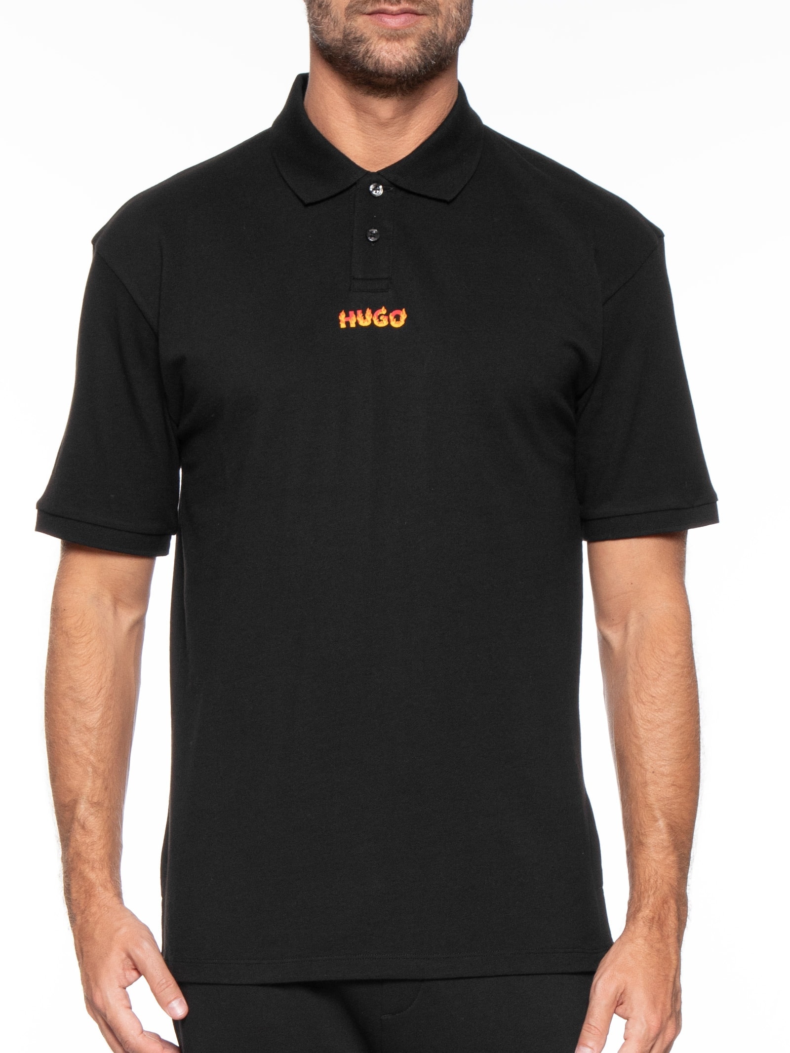 Polo Masculina Dalio 10253147 01 Preto Hugo