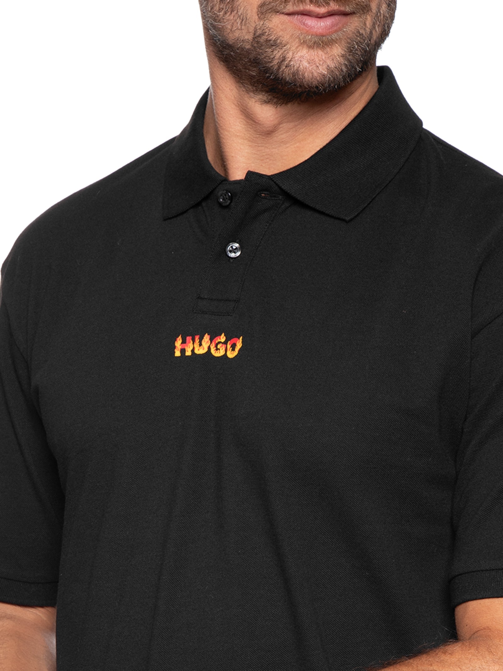 Polo Masculina Dalio 10253147 01 Preto Hugo