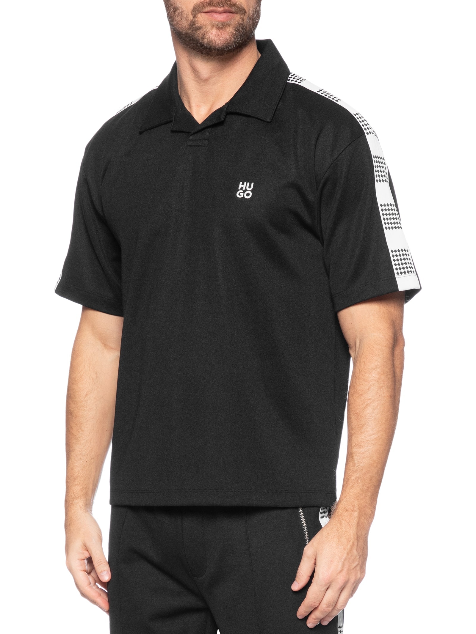 Polo Masculina Dalpars Preto Hugo