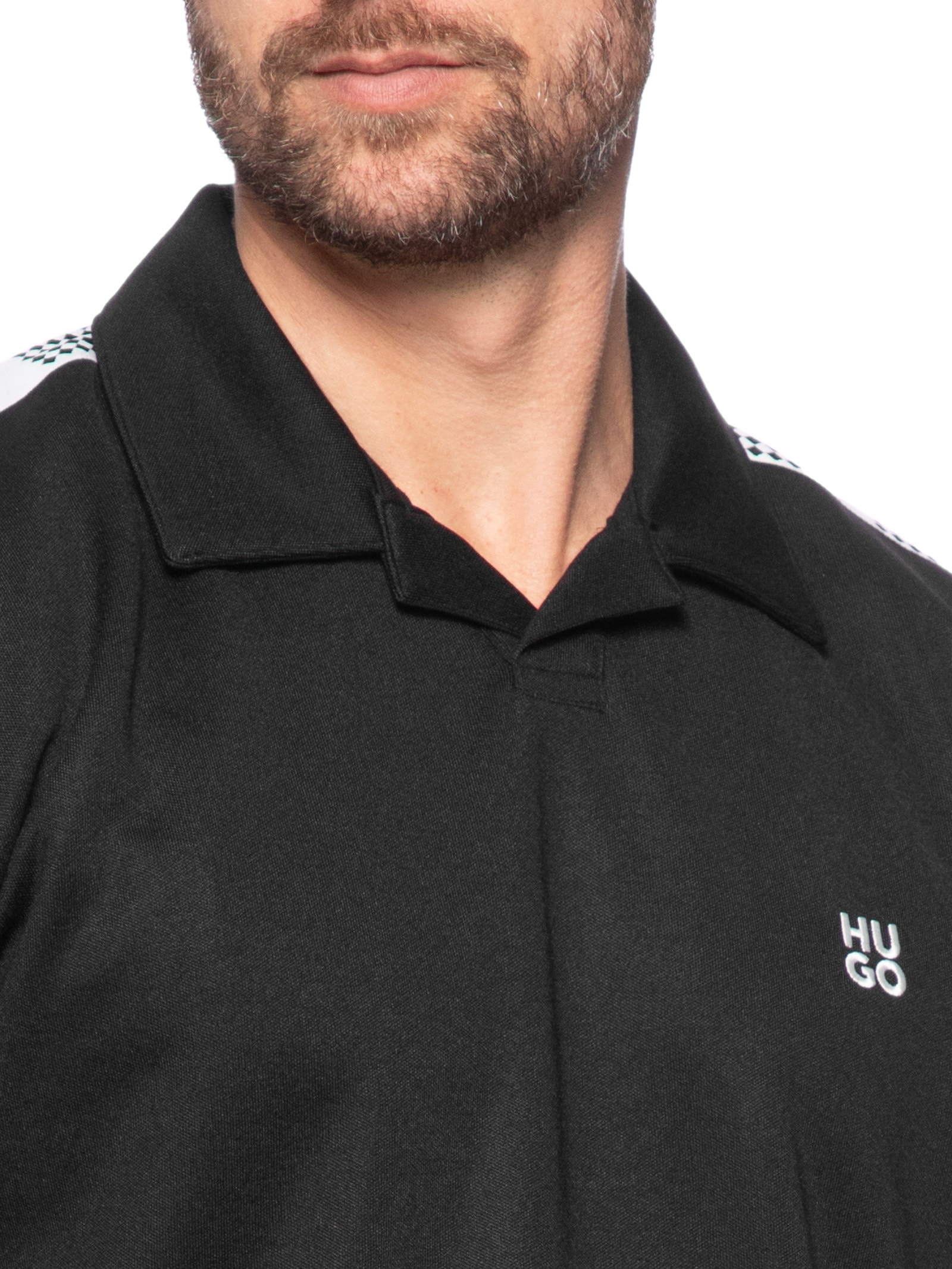 Polo Masculina Dalpars Preto Hugo