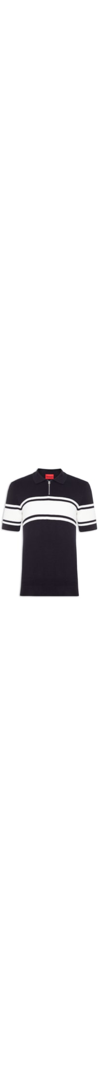 Polo Masculina De Tricot Sholton - Azul