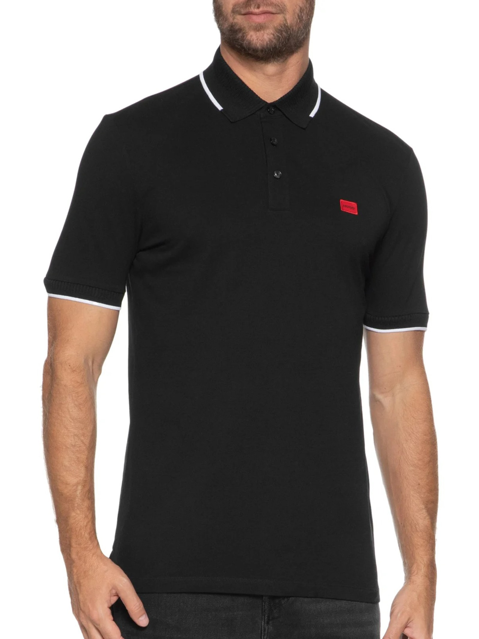 Polo Masculina Deresino232 Preto Hugo