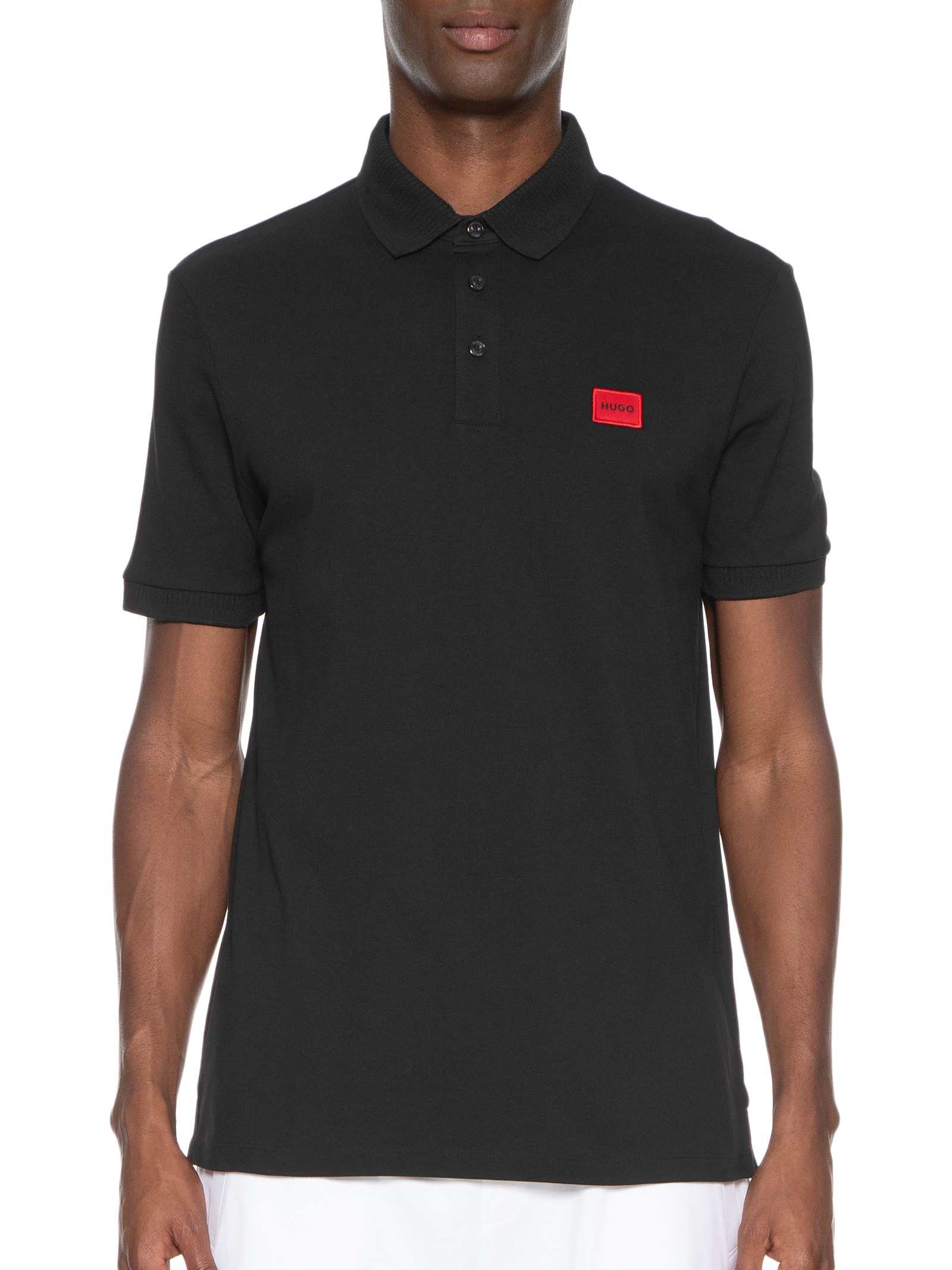 Polo Masculina Dereso  Preto Hugo