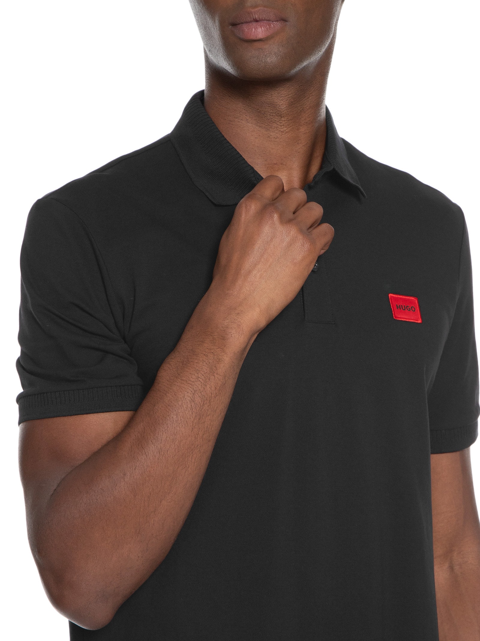 Polo Masculina Dereso  Preto Hugo