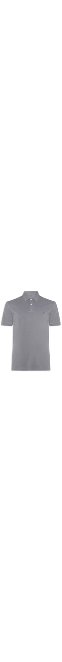 Polo Masculina Detalhe Interno - Cinza