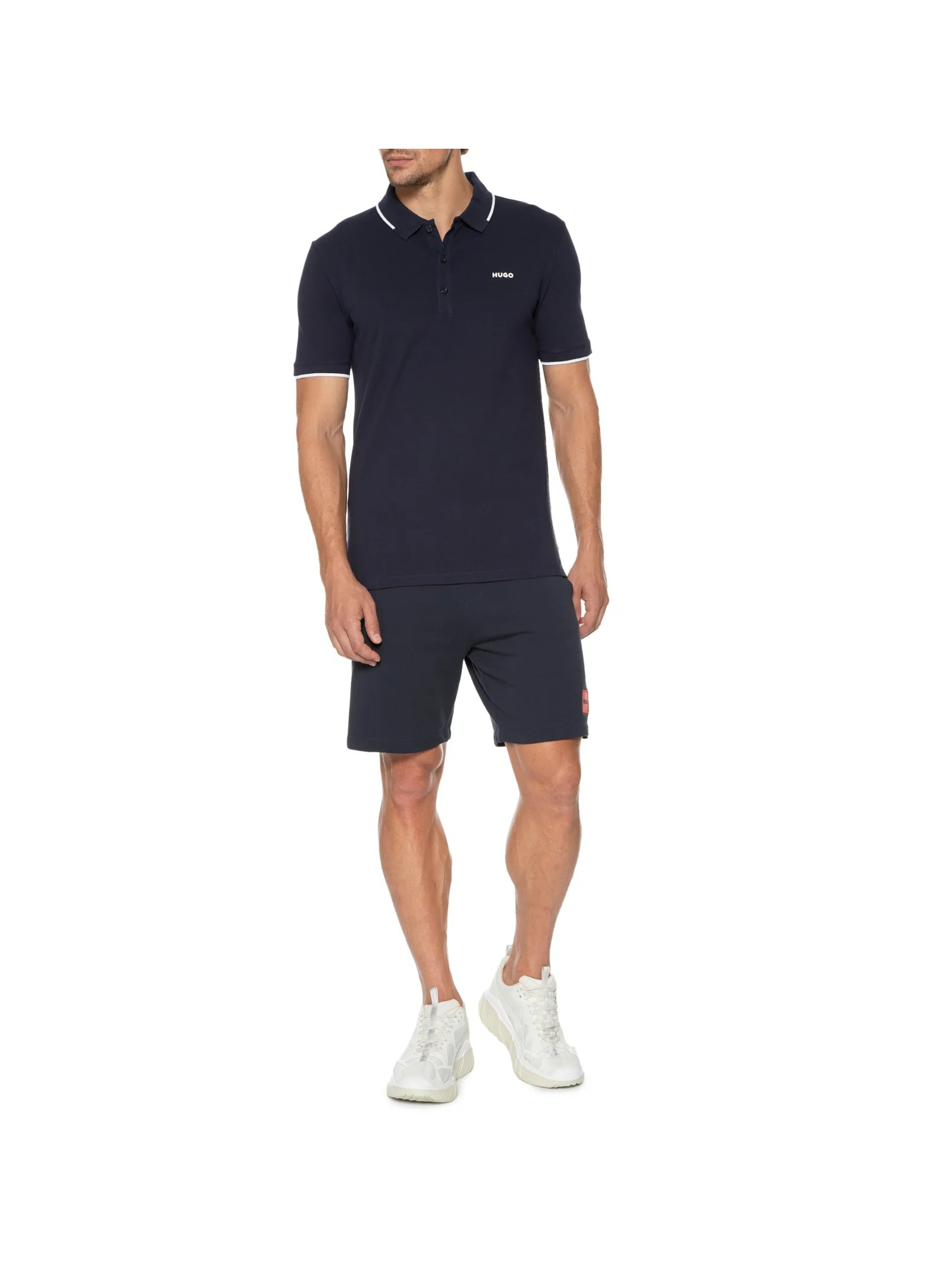 Polo Masculina Dinoso Azul Hugo