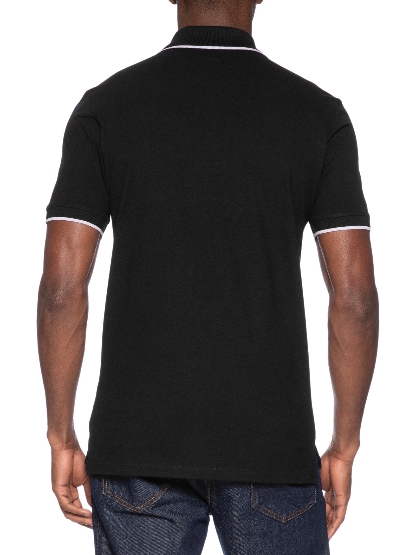 Polo Masculina Dinoso Preto Hugo