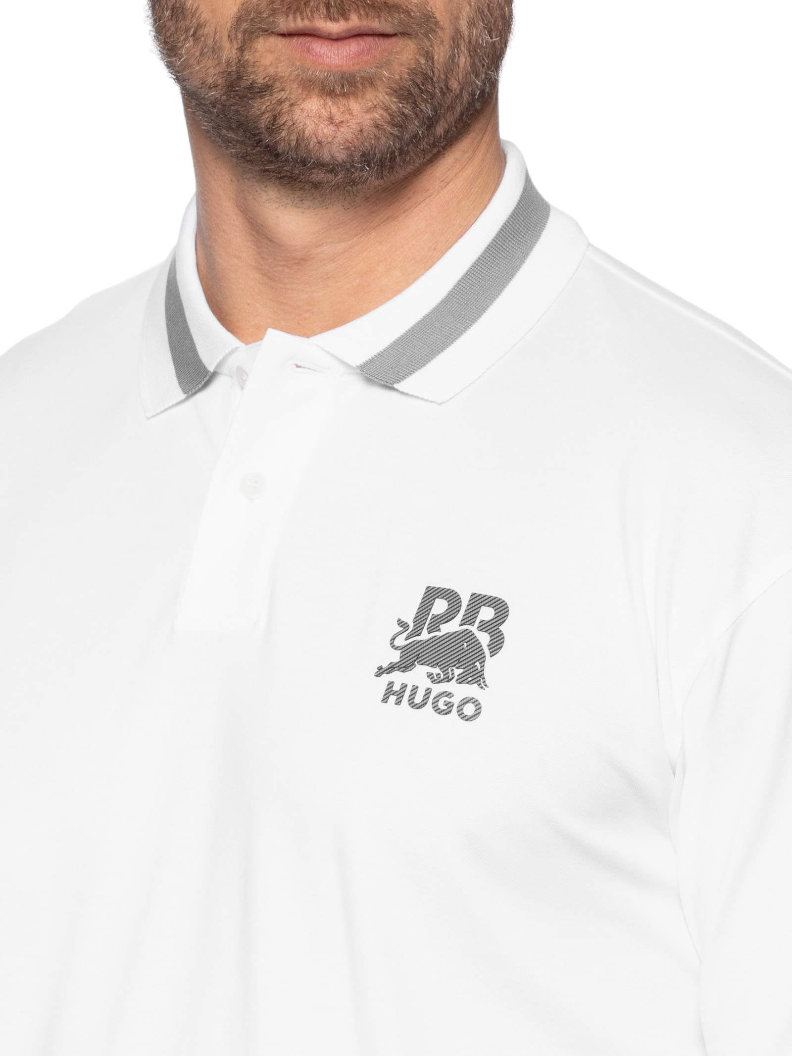 Polo Masculina Dodac Rb Branco Hugo