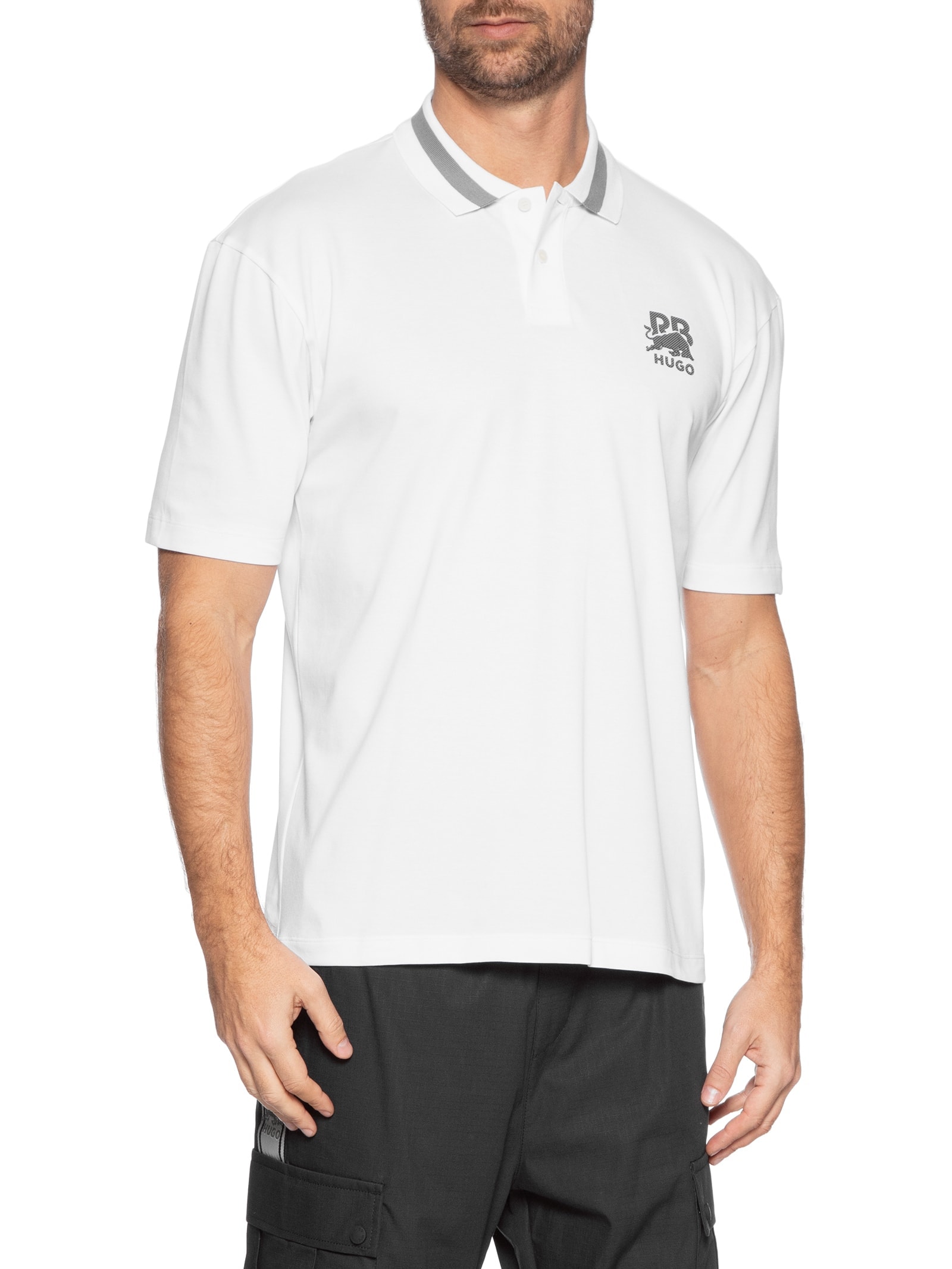 Polo Masculina Dodac Rb Branco Hugo